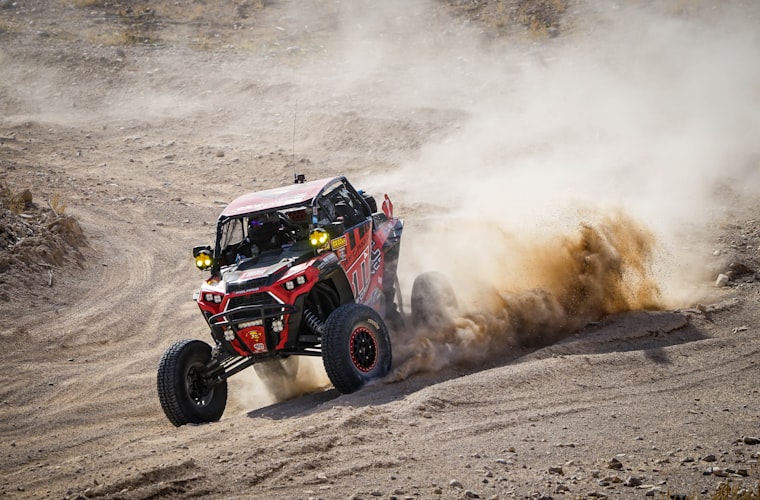 Desert racing in the Baja peninsula, 1967