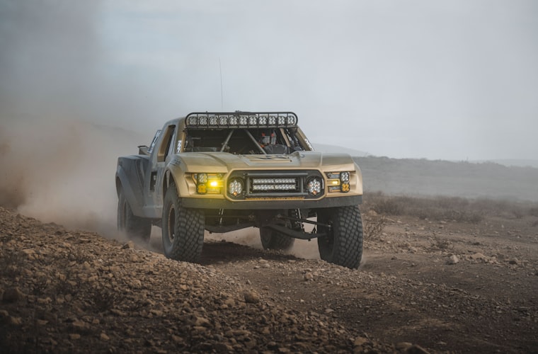Modern off-road racing truck